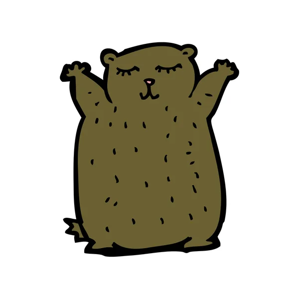 Cartoon beaver — Stockvector