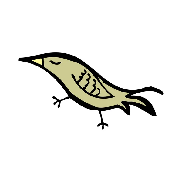 Caricature d'oiseau — Image vectorielle