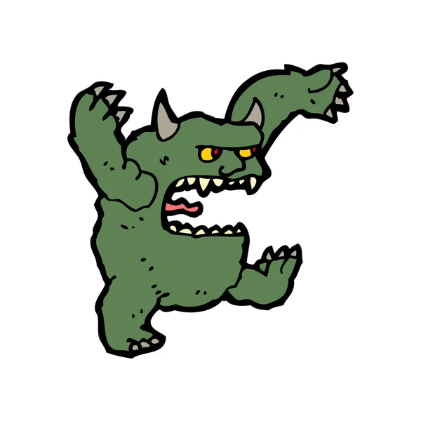 Caricature de monstre — Image vectorielle
