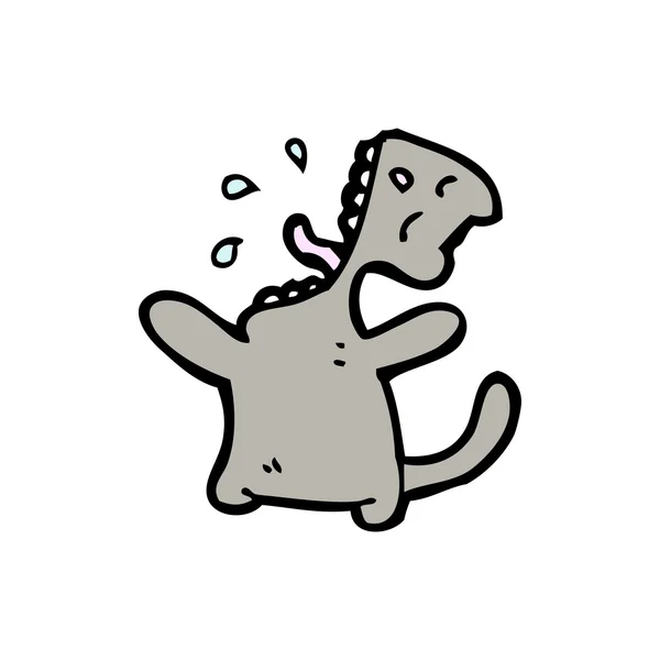 Cartoon hungrige Katze — Stockvektor