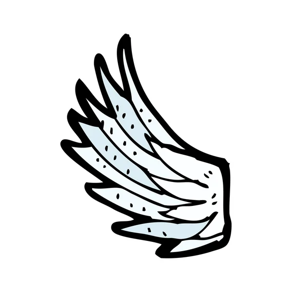 Angel wing cartoon — Stock Vector