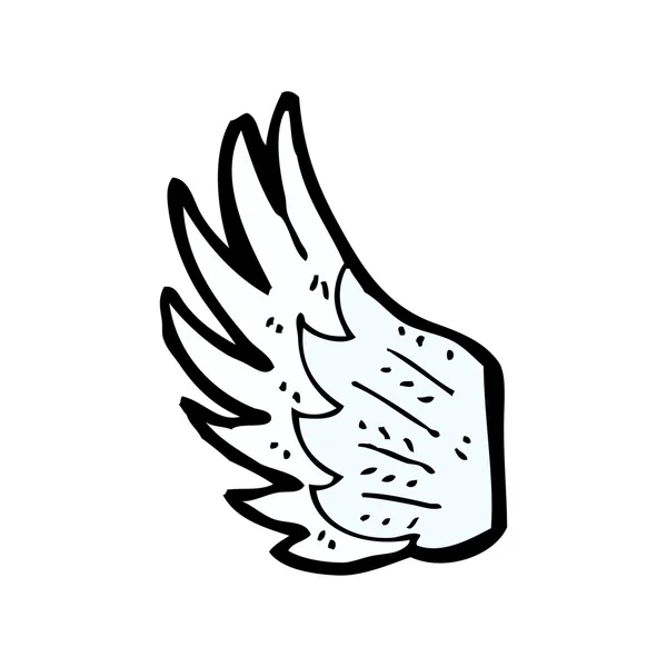 Angel wing cartoon — Stock vektor