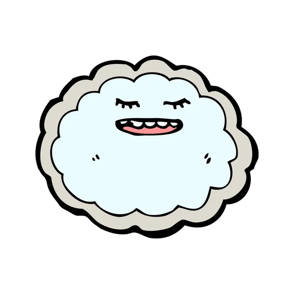 Feliz desenho animado da nuvem de chuva —  Vetores de Stock