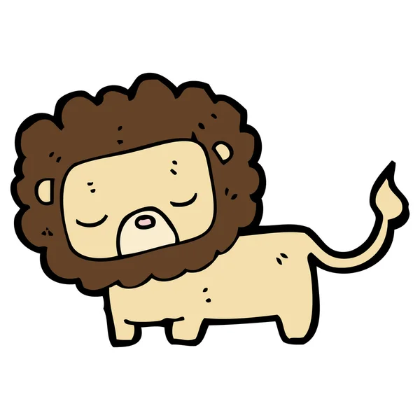 सुंदर शेर कार्टून — स्टॉक वेक्टर