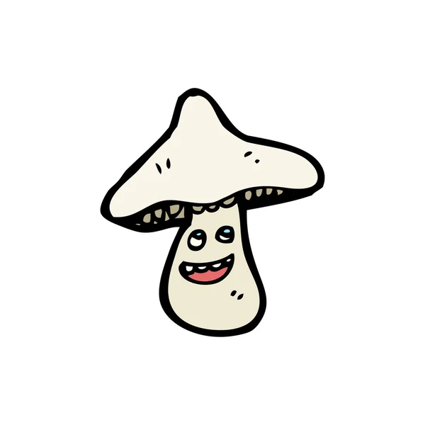 卡通蘑菇字符 — 图库矢量图片
