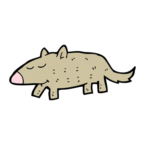 Kreslený wombat — Stockový vektor