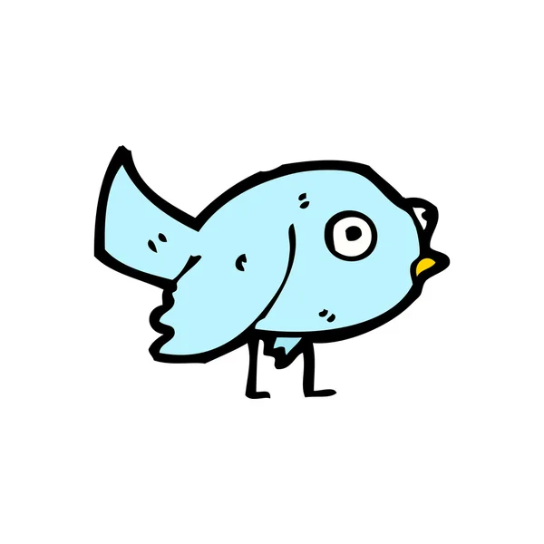 蓝鸟卡通 — 图库矢量图片