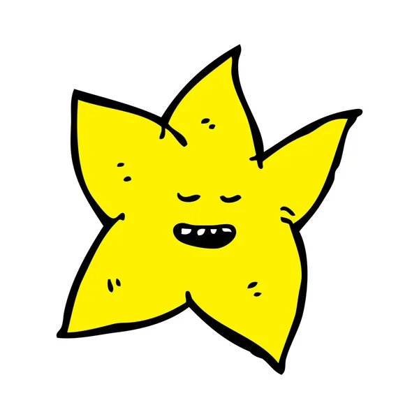 幸せの星漫画 — ストックベクタ