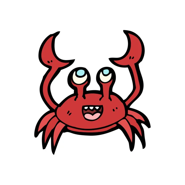 Caricature de crabe — Image vectorielle