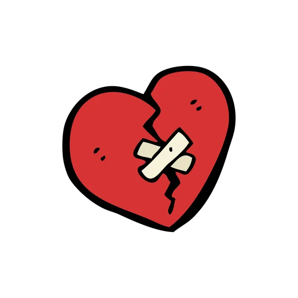 Cartoon amore cuore — Vettoriale Stock