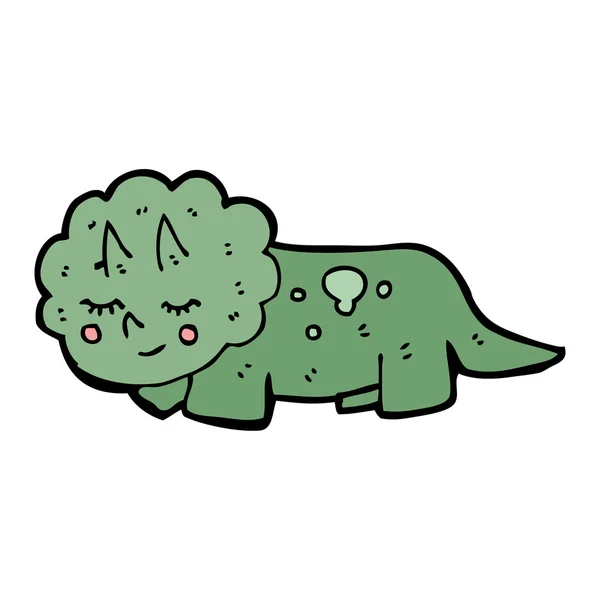Desenhos animados de Triceratops — Vetor de Stock