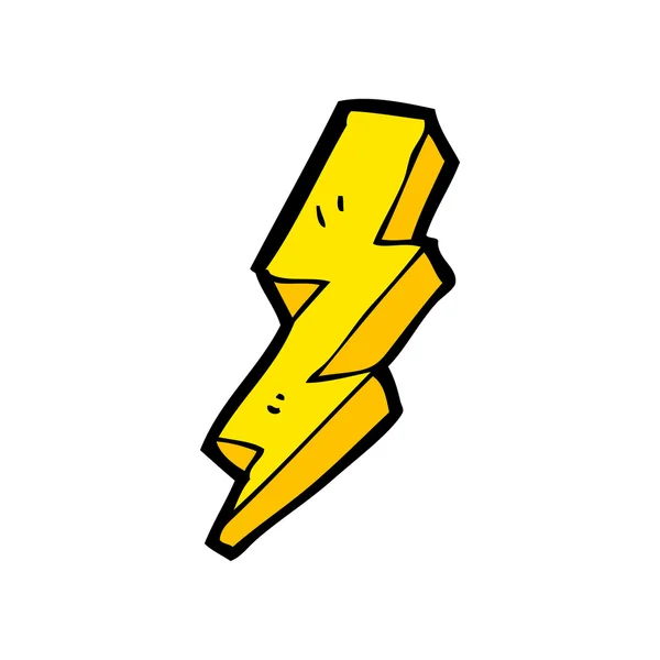 Cool lightning bolt cartoon — Stock Vector