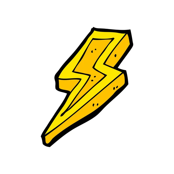 Lightning bolt kreslený — Stockový vektor