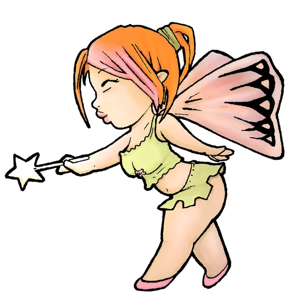 Colored fairy — Stock Photo, Image
