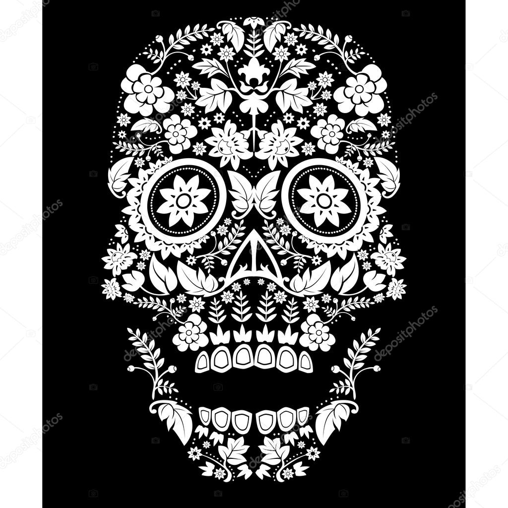 Day of the dead pattern