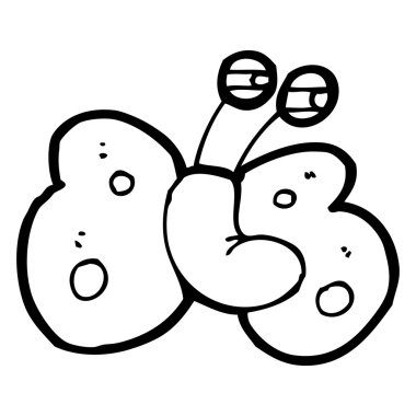 komik kelebek karikatür