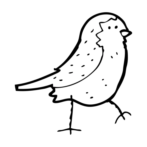 Pájaro de dibujos animados — Archivo Imágenes Vectoriales