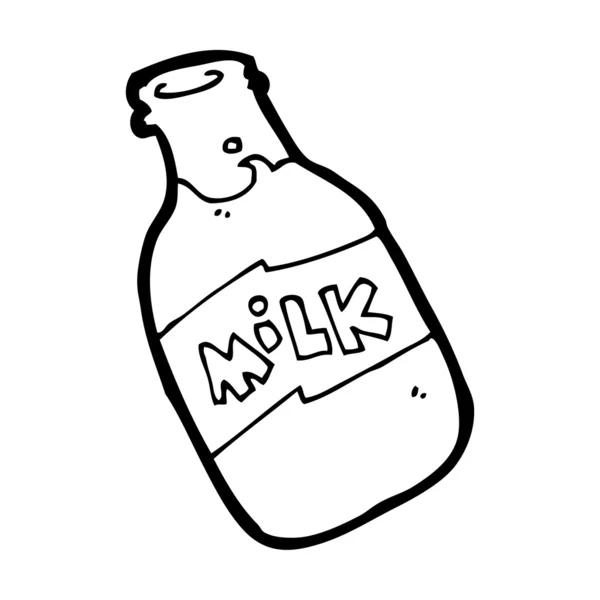 Cartoon bottiglia di latte — Vettoriale Stock