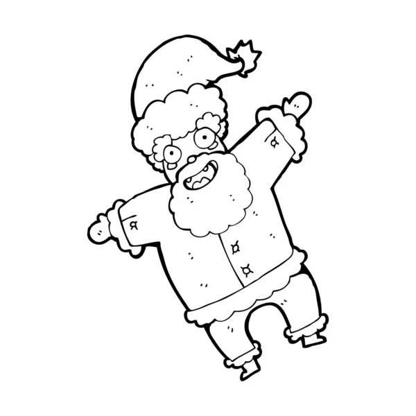 Dibujos animados Santa Claus — Vector de stock