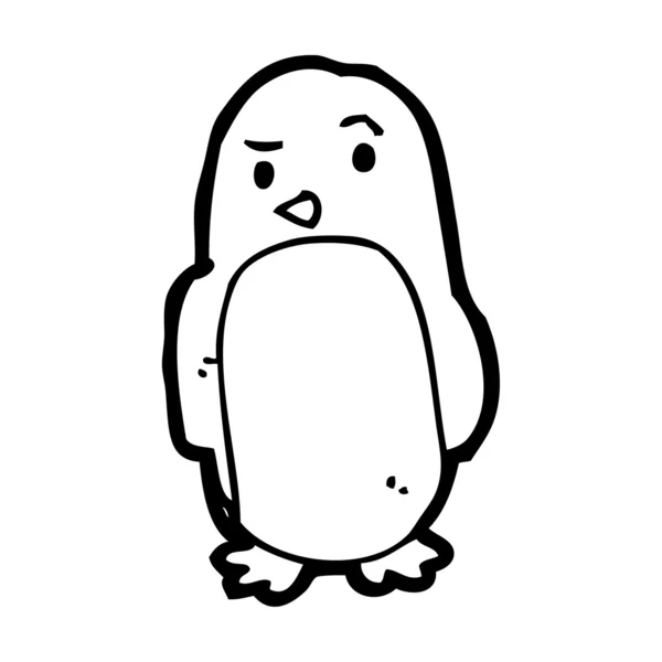 Dibujos animados de pingüinos — Vector de stock