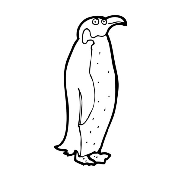 Kartun penguin - Stok Vektor