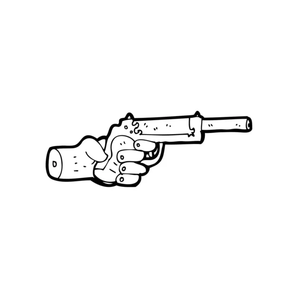 Pistolet de dessin animé — Image vectorielle