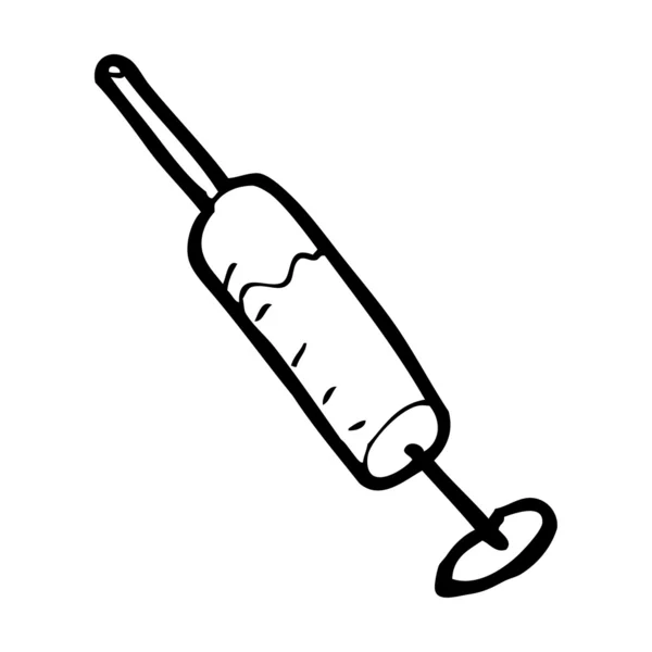 Cartoon injectie — Stockvector