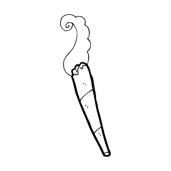 Cartoon Marijuana Joint — Stock vektor