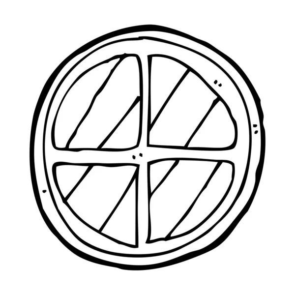 Fenêtre ronde dessin animé — Image vectorielle