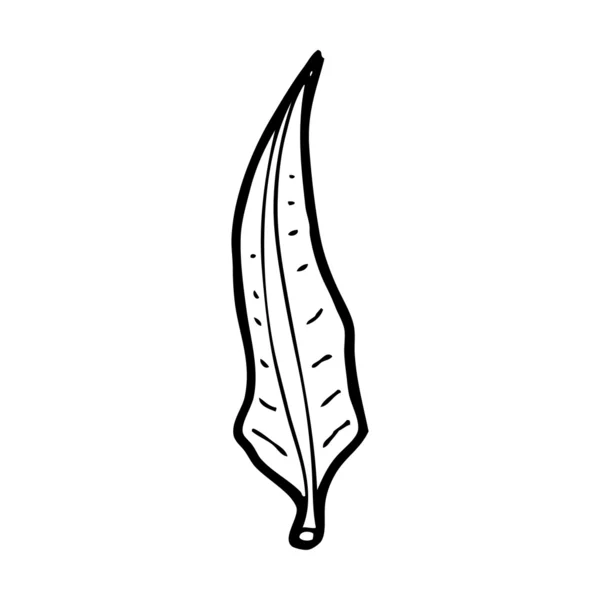 Pluma de dibujos animados — Vector de stock