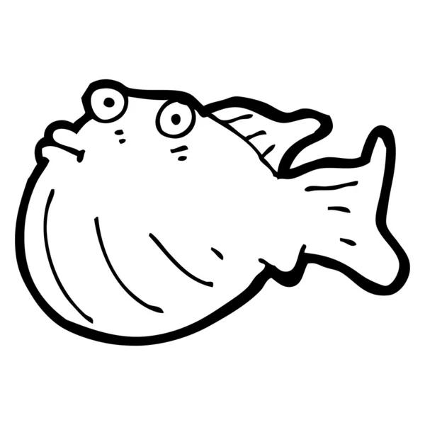 Dibujos animados peces exóticos — Archivo Imágenes Vectoriales