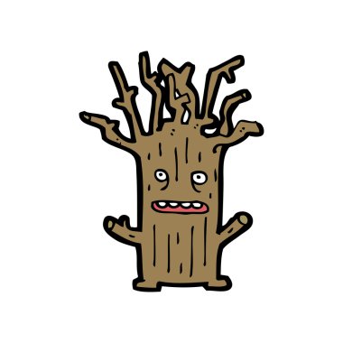 mutlu ağaç çizgi film karakteri