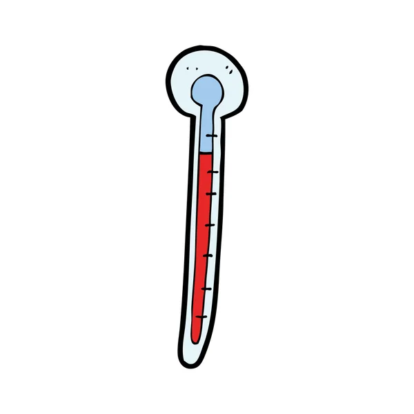 Vektor Cartoon Thermometer mit Textur — Stockvektor