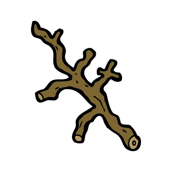 Cartoon twig — Stockvector