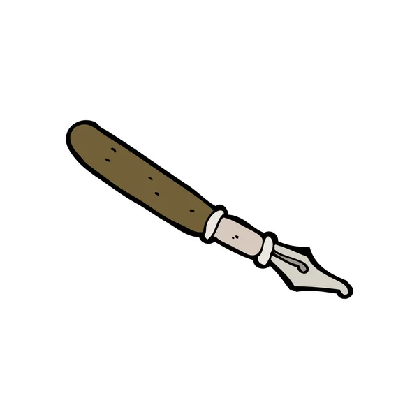 Мультфильм о перьевой ручке — стоковый вектор