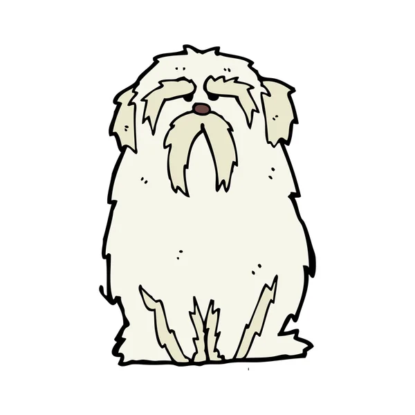 Kreslený pes sedící — Stockový vektor