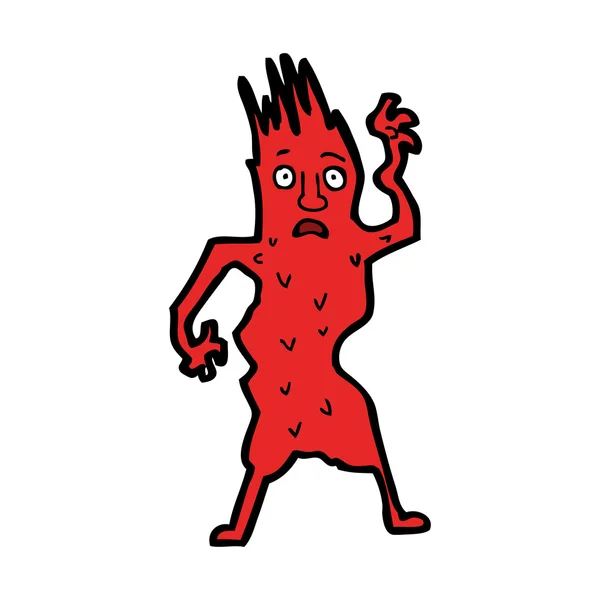 Monstruo rojo o extraterrestre — Archivo Imágenes Vectoriales