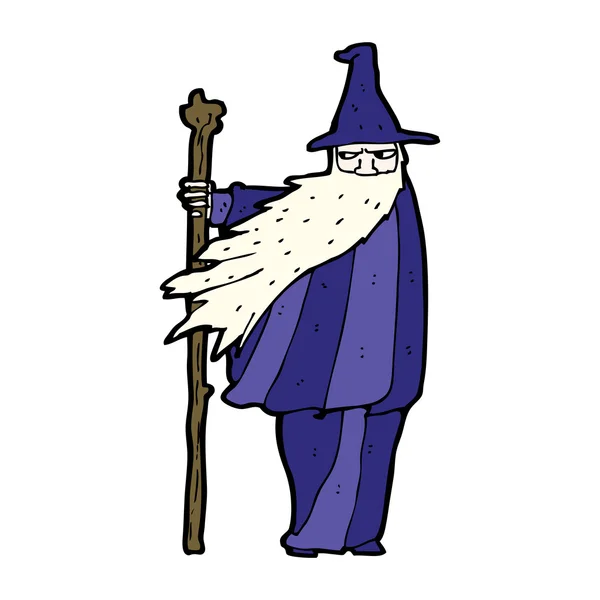 Cartoon wizard — Stock Vector