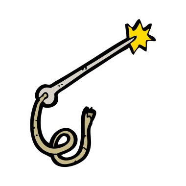 karikatür iğne ve iplik