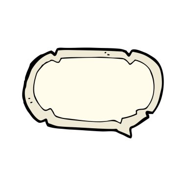 çizgi roman konuşma balonu öğesi