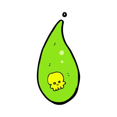 Slime damla karikatür