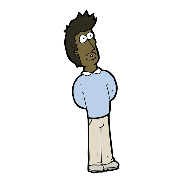 Zeichentrickfigur eines Jungen — Stockvektor