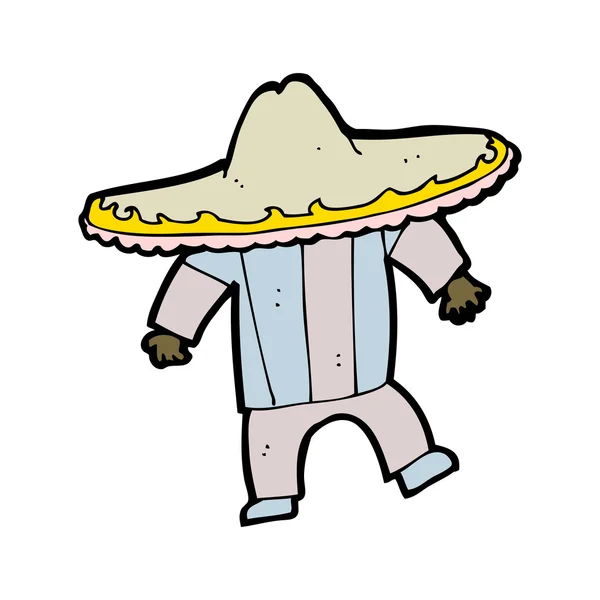 Homme mexicain dessin animé — Image vectorielle