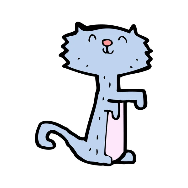 有趣的卡通猫 — 图库矢量图片