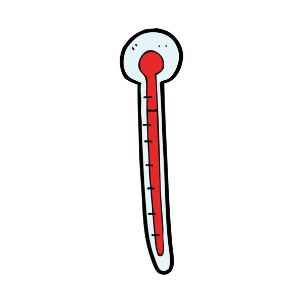 Cartoon-Thermometer — Stockvektor