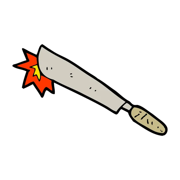 Kreslený mačetou — Stockový vektor