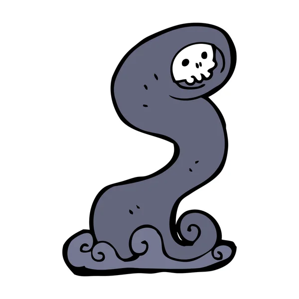 Cartoon spooky ghost — Stock vektor