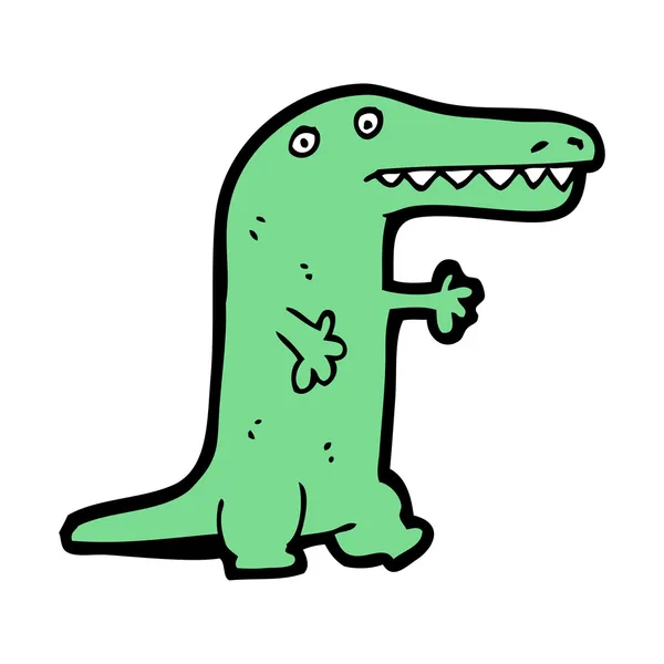 Cartoon alligator — Stock vektor