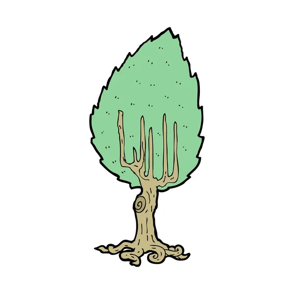 Pohon kartun - Stok Vektor