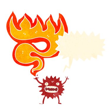 çizgi film küçük yangın sprite